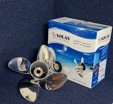 Solas 10 x 11 Edelstahl Propeller 4 Blatt fü...