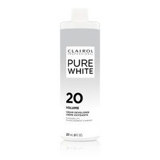 CLAIROL PURE WHITE 20 CREME DEVELOPER STANDARD LIFT 8 oz