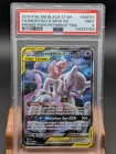 2019 Pokemon SM Black Star Mewtwo & Mew GX Holo #SM191 PSA Mint 9