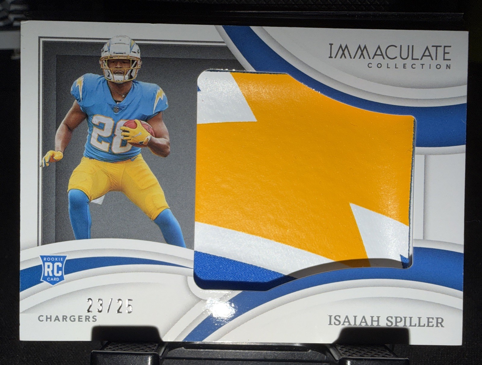 Isaiah Spiller Panini Immaculate Collection Rookie Logos #RLISP Base