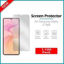 1-100 LOT LCD Clear HD Hydrogel Screen Protector for Samsung Galaxy Z Flip8