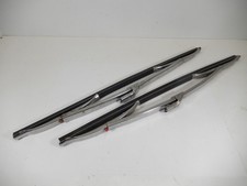 Vintage 15 Anco Red Button Bayonet Clear Flex Shiny Finish Wiper Blade Set Pair Vintage 15 Anco Red Button Bayonet Clear Flex Shiny Finish Wiper Blade Set Pair
