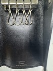 Hermes Unisex Black Leather 4 Keys Holder Key Case Logo Buttons HW Square J Good — photo 7