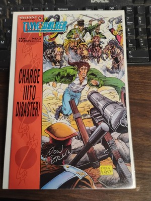Time Walker January Issue Number 2 Charge Into Disaster Signed By Don Perlin