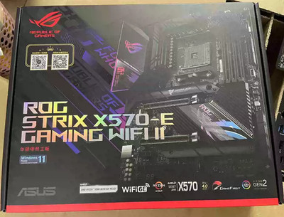 ASUS ROG STRIX X570-E GAMING WIFI II AM4 ATX Motherboard for Ryzen 9 5900X