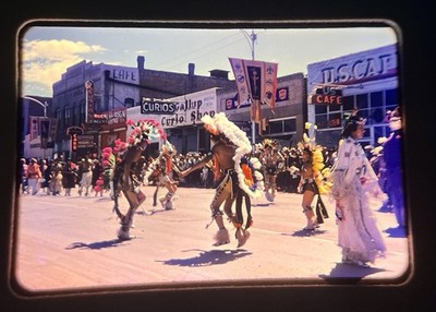 Rte 66 Gallup NM  50s Inter Tribal Indian Ceremonial Parade 15 Kodachrome Slides