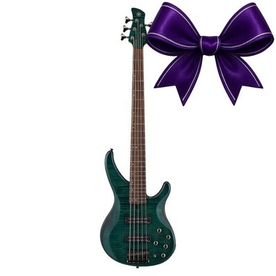 Yamaha TRBX605FM 5 String Solid Alder Electric Bass Guitar (Indigo
