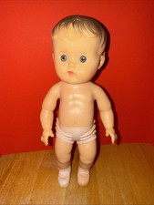 10  Vtg The Sun Rubber Company 1956 Baby Doll Molded Hair Ruffle Diaper Girl