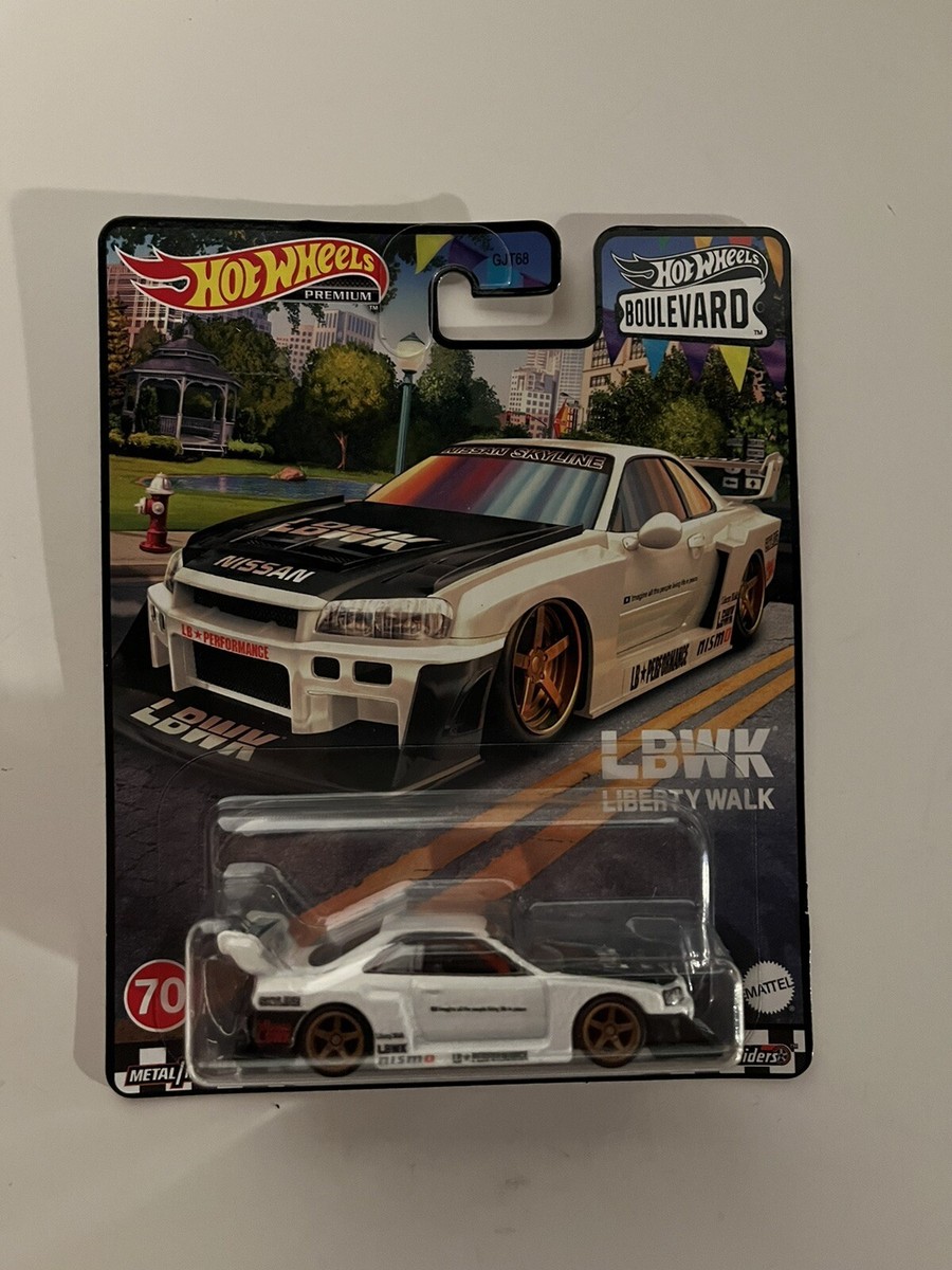 【10 pieces】 LB-ER34 SKYLINE Hot Wheels_5 Hot Wheels Premium Boulevard LB-ER34 Super Silhouette Nissan