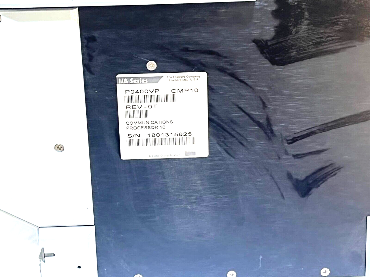 FOXBORO I/A SERIES P0400VP CMP10 REV 0T COMMUNICATIONS PROCESSOR
