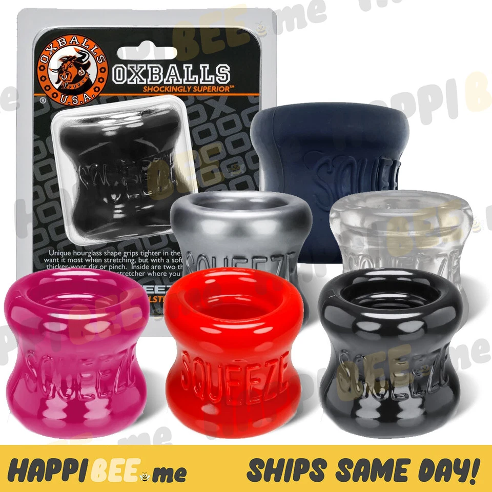 Oxballs SQUEEZE Ball Stretcher🍯Male Huj Male BallStretcher Men Penis Ring Sling - Image 2 of 4