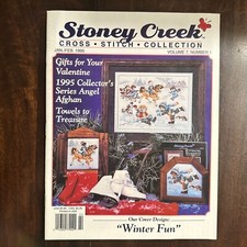 Stoney Creek Cross-Stitch Collection Vol. 7 No. 1 Jan/Feb 1995 "Winter Fun" Patt