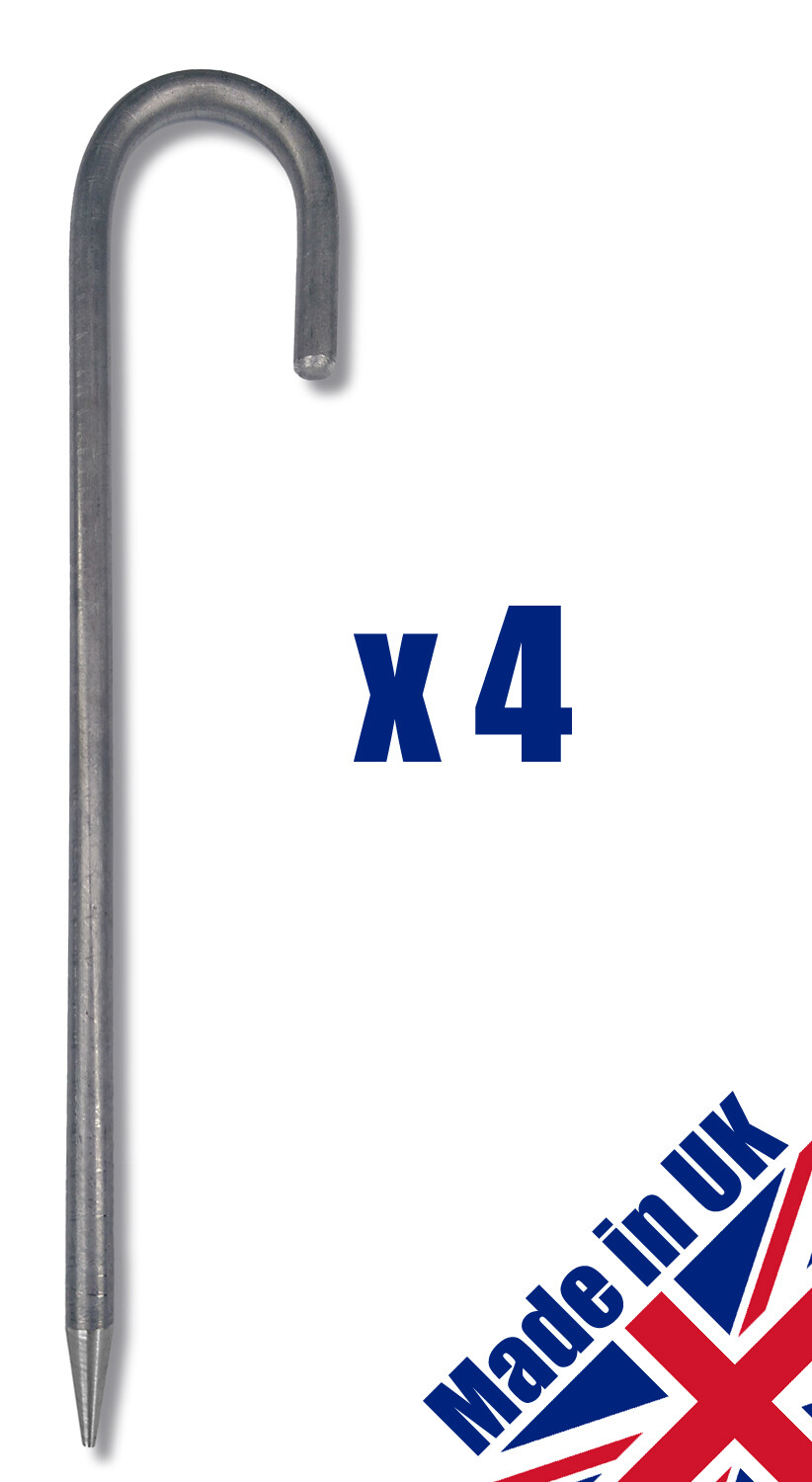 Heavy Duty Steel Ground Stakes Metal Tent Pegs 10mm x 300mm eBay