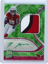 2021 Panini Spectra Football Green Scope Rookie Patch Auto #220 Rondale Moore #1