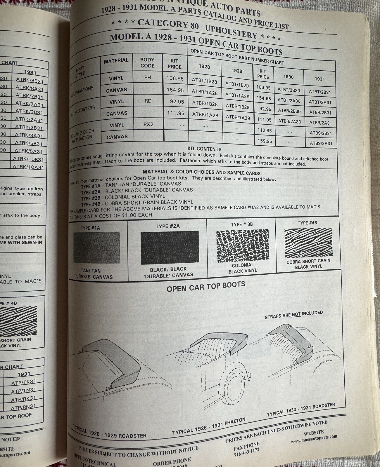 Mac’s Antique Auto Parts Catalog FORD 19281931 Model A & AA eBay