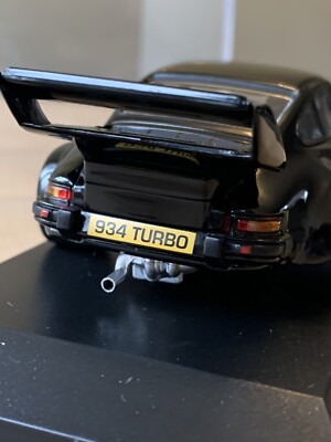 Porsche 934/5 Big Wing Kyosho 1/43 - Noire, Miniature D'occasion