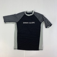 Body Glove Youth Large Black Gray Nylon Spandex Wetsuit Top