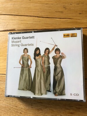 KLENKE QUARTETT - MOZART STRING QUARTETS, EDITION HÄNSSLER, 5CD-BOX NEU (OVP)