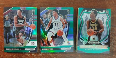 2020-21 Panini Prizm Draft Picks Prizms Green Pick from drop down list
