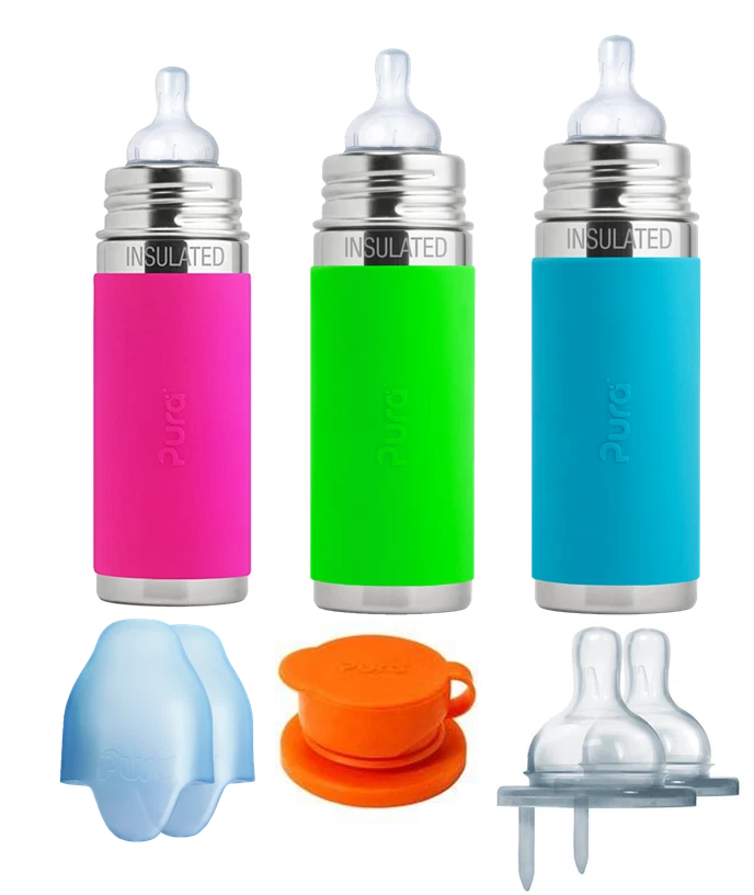 Pura Stainless, Stainless Steel Baby Bottles