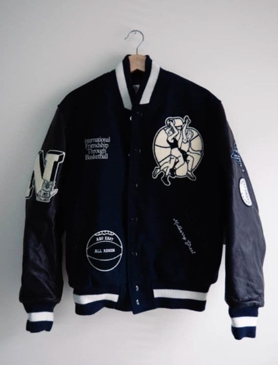 Aime Leon Dore ALD / New Balance Varsity Jacket size Medium Golden Bear