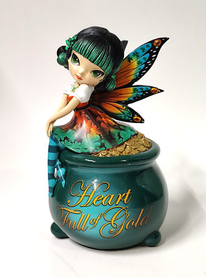 Hamilton Collection Heart Full of Gold Fairy Figurine by Jasmine Becket-Griffith
