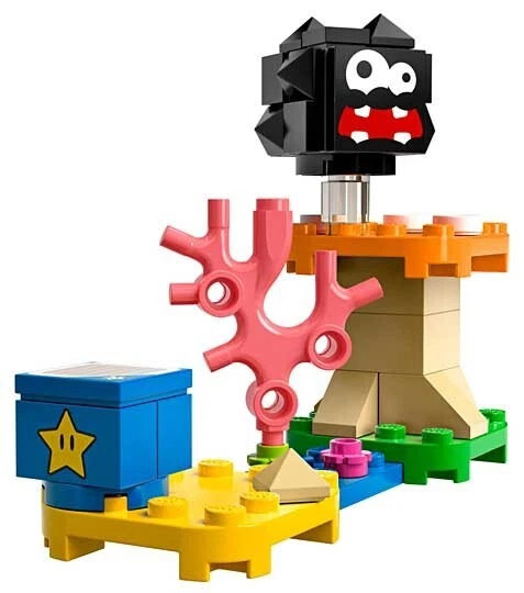 LEGO Super Mario 30389 Super Mario - Fuzzy  & Mushroom Platform Polybag - Image 2 of 2