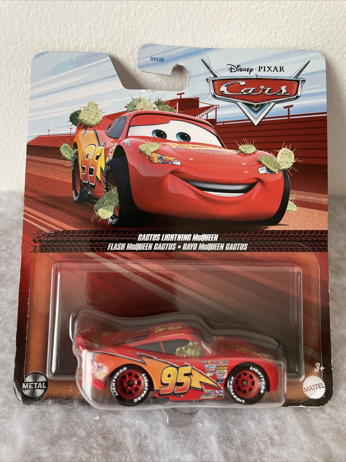 Disney Cars Diecast Cactus Lightning McQueen New 1:55 Scale Disney Pixar Cars