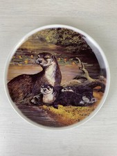 Otter plate, bone china, England