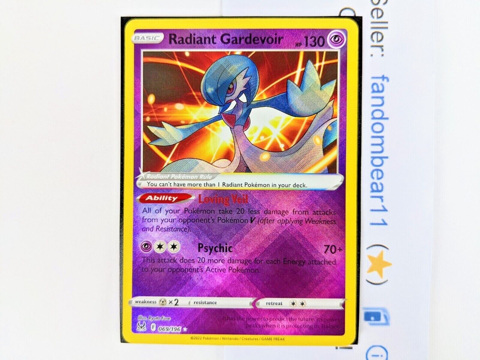 Radiant Gardevoir Pokémon Card Please Buy for Sale in Albuquerque, NM -  OfferUp