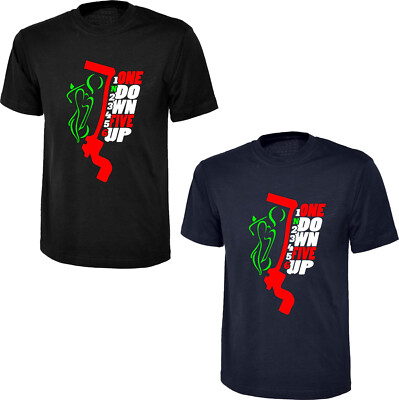 One Down Five Up Bike Gear Shift T-Shirt 1 N 2 3 4 5 6 Motorradfahrer Tee Top