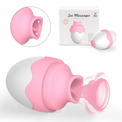 Realistic Tongue Licking Vibrator Clitoris G-spot Stimulator Oral Sex Toys  Women