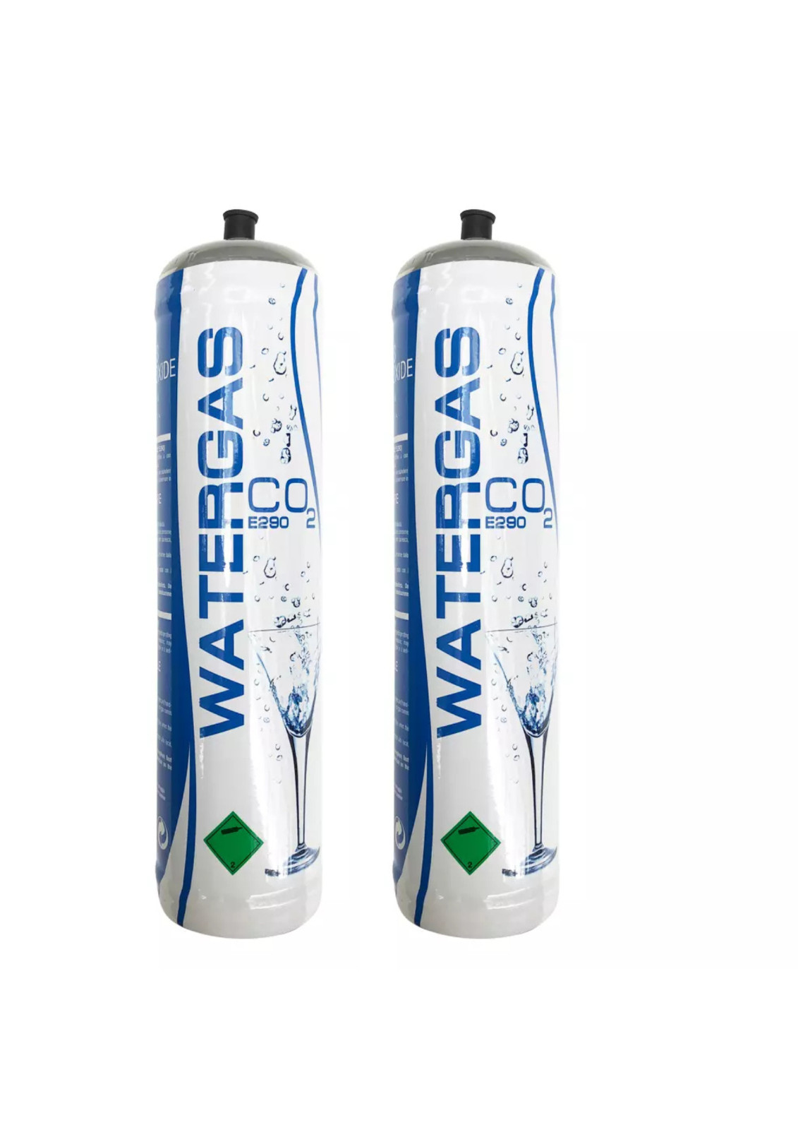 Bombola CO2 600g E290 Monouso x2 - Per un'Acqua Frizzante Gourmet