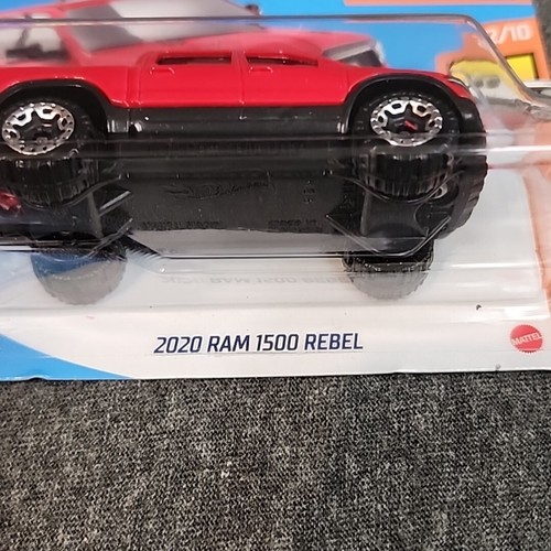 Hot Wheels HW Hot Trucks 2020 Ram 1500 Rebel 2/10 #225/250 Red Short Card - Picture 2 of 13