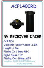 RV A/C Drier M18 x M18 wth Sight Glass NEW  ACP1400RD FOR 085743-00