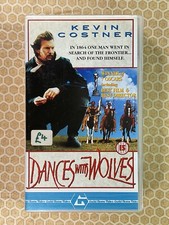 Dances With Wolves, VHS PAL Video Kevin Costner Guild Home Video 1992