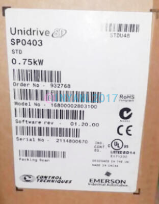 1PCS Emerson Control Techniques Servo Drive SP0403 NEW
