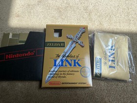 NES Legend of Zelda and Adventures of Link Nintendo Video Games Combination!
