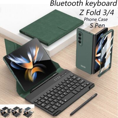 Wireless keyboard For Samsung Galaxy Z Fold Case Screen protection  Pen