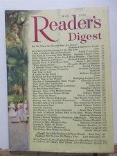 Readers Digest May 1956 C C Beall William Faulkner Roy Chapman Andrews