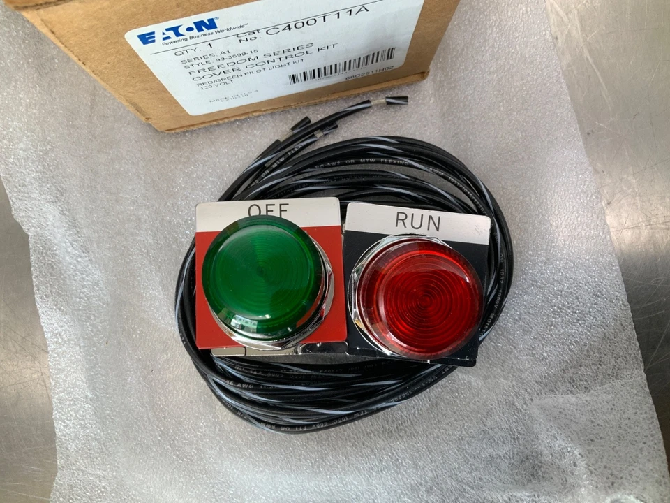 Eaton C400T11A Freedom Series Cover Control Kit Red/Gree Pilot Light Kit 125v - Image 2 of 2