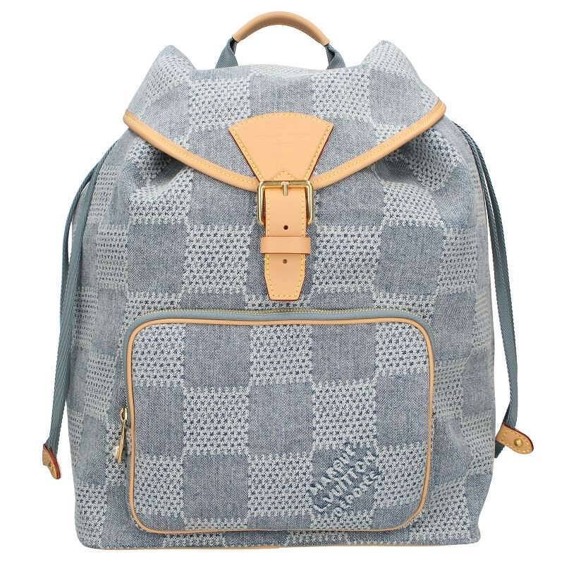 Louis Vuitton 24AW Montsouris Damier Denim Backpack N40708 285403