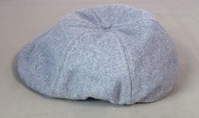 New Era EK Hat Cap Mens Medium Gray Newsboy P...