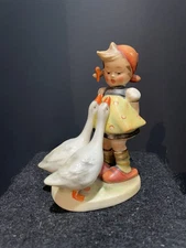 Goebel Hummel Collectible Figurine 47 3/0 Goose Girl 4"  TMK-3 Early Gift