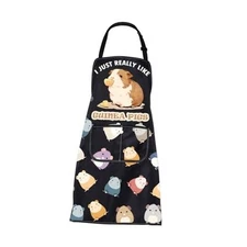  Guinea Pig Lover Gifts Cute Guinea Pigs Cooking Kitchen Chef Guinea Pig Apron