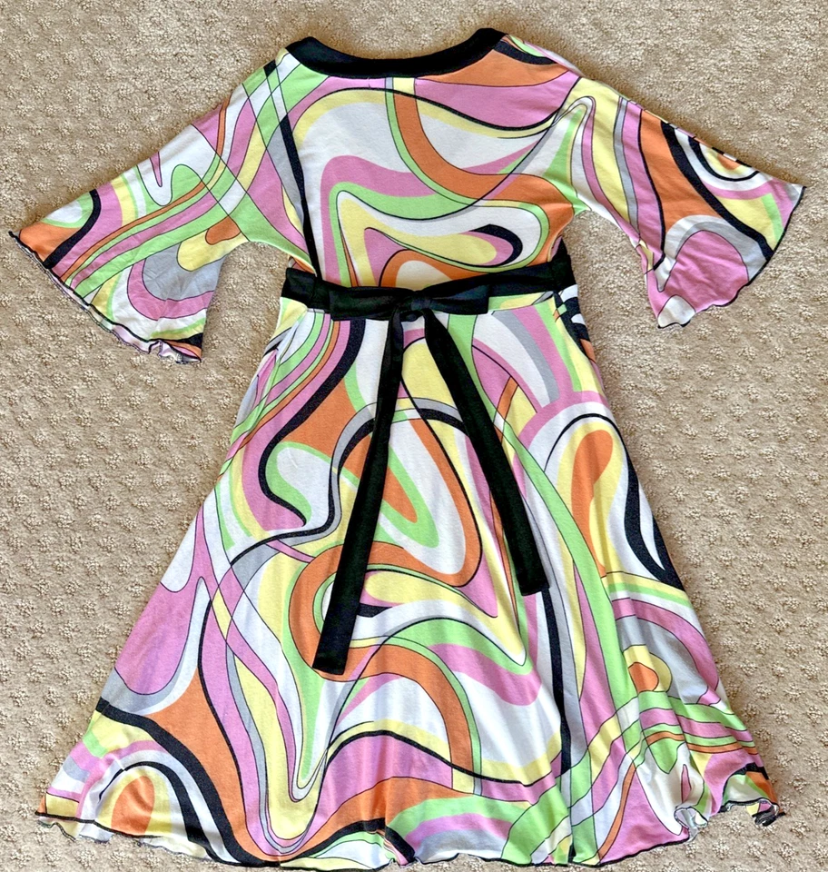 Vestido tejido estampado Sister Sam Mod entrecruzado talla 12/14 Foto 3 de 4