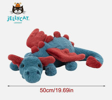 Authentic Jellycat Huge Dexter Dragon 50cm, New with Tags, Rare Xmas Present