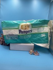 RARE Vintage 1995 Pampers Diapers Opened PACKAGE Of 11 Each Size Premature
