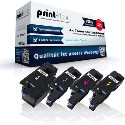 4x Printer Tonerkartuschen für Xerox Phaser 6000 Laser Kartusc - Print Pro Serie