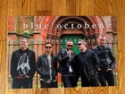 RARE - Blue October UNKNOWN TOUR POSTER SIGNED AUTOGRAPHED  JUSTIN FURSTENFELD — photo 1